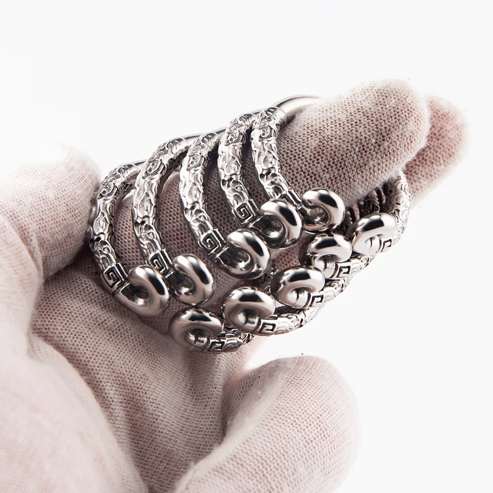 Silver Legacy : Bague Mythe Noir (30 mm)