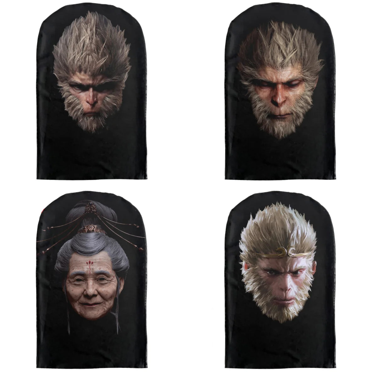 Sun Wukong Cosplay Mask – Black Myth: Wukong