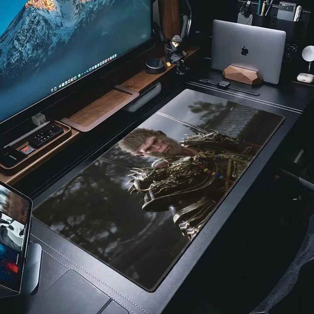 Alfombrilla de ratón para juegos Sun Wukong - Mito negro: Campo de batalla nevado de Wukong