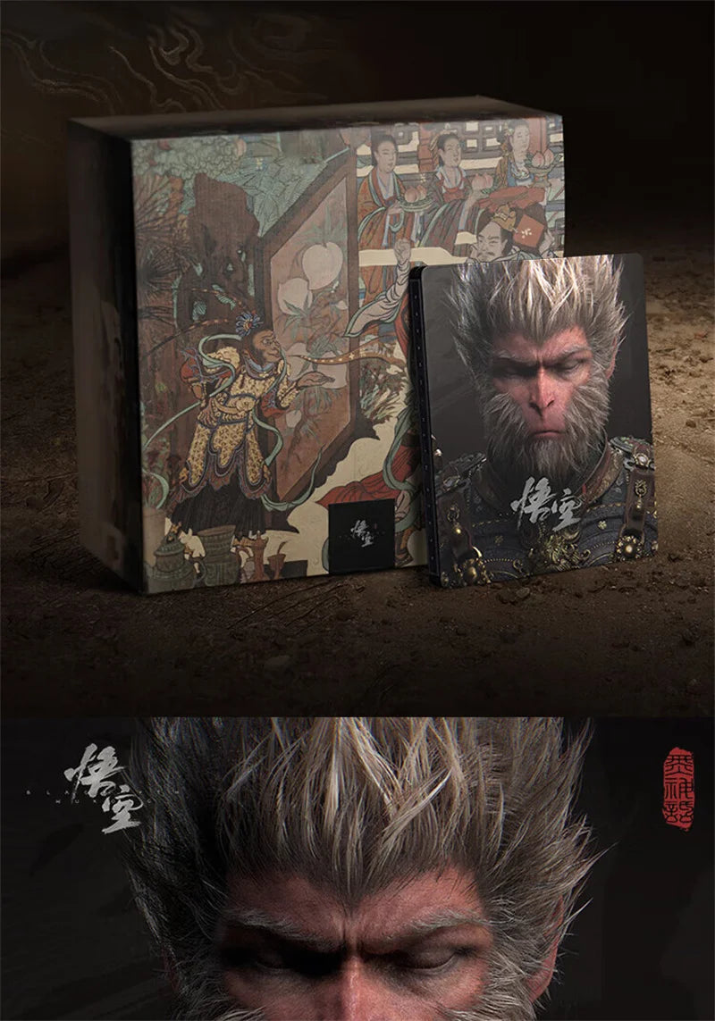Black Myth: Wukong Action Figure Toy – Deluxe Collector’s Gift Box (Headband Edition)