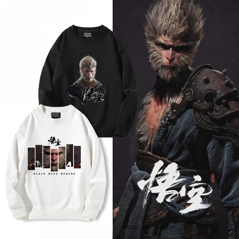 Abraza la leyenda con la sudadera blanca Sun Wukong