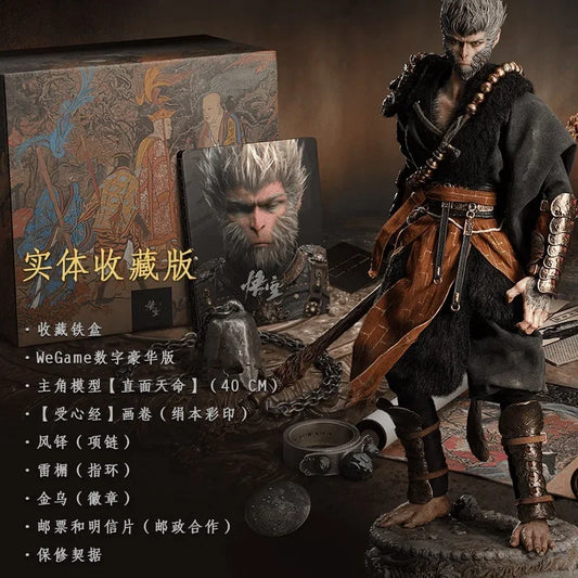 Black Myth: Wukong Action Figure Toy – Deluxe Collector’s Gift Box (Headband Edition)