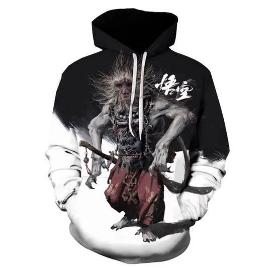 Black Myth: Wukong White-Furred Demon Hoodie