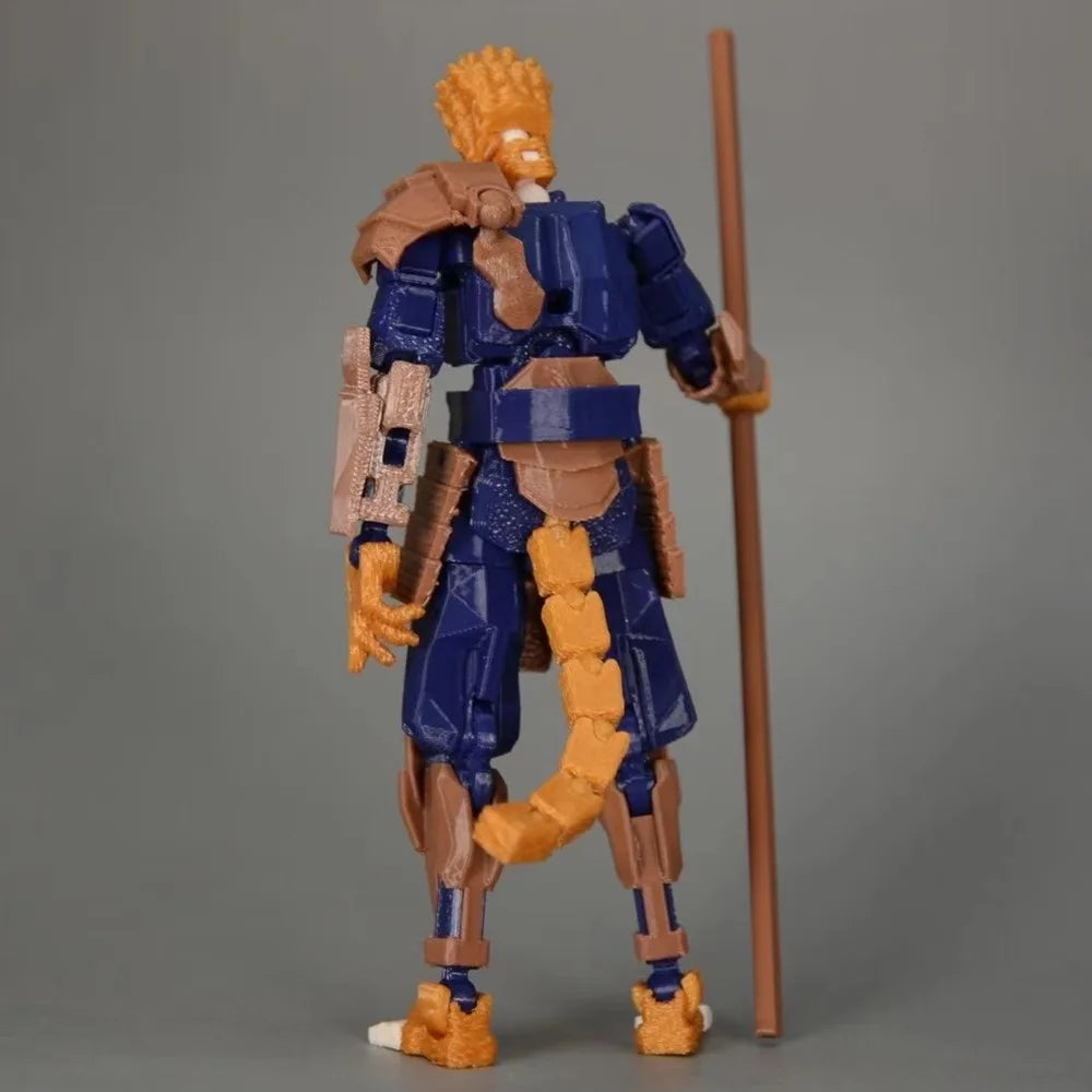 Figura de acción de Sun Wukong azul - Black Myth: Edición Wukong Blue Warrior