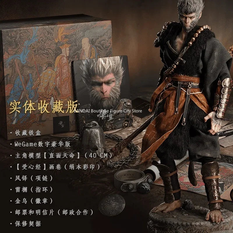 Black Myth: Wukong Action Figure Toy – Deluxe Collector’s Gift Box (Headband Edition)