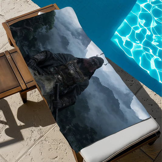 Black Myth: Zhong Kui Towel – Chinese Mythology Warrior