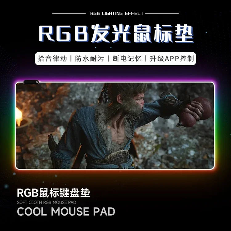 Dragon's Grace : Black Myth: Wukong RGB Mouse Pad