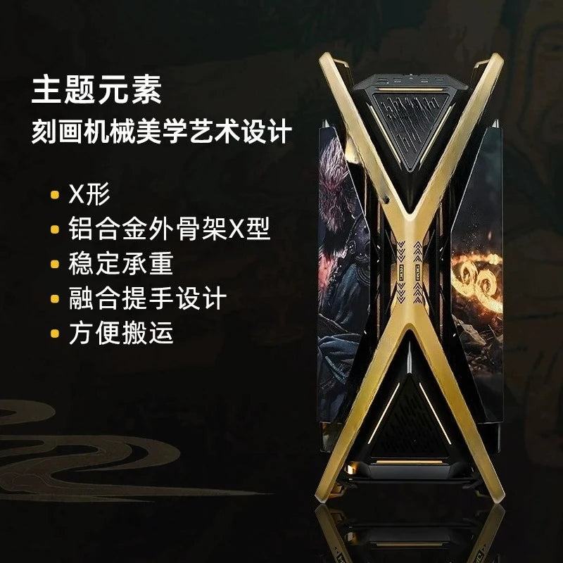 Black Myth: Wukong Full Tower Gaming PC Case – UV Printed RGB Chassis