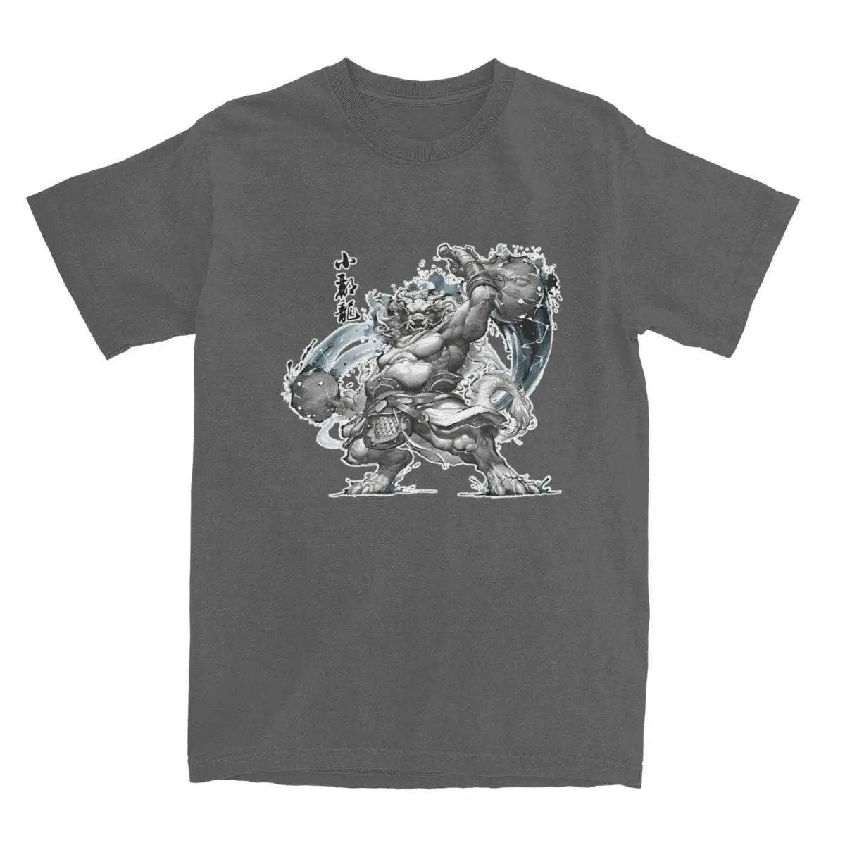 Black Myth Wukong Black Loong T-Shirt Dark Grey