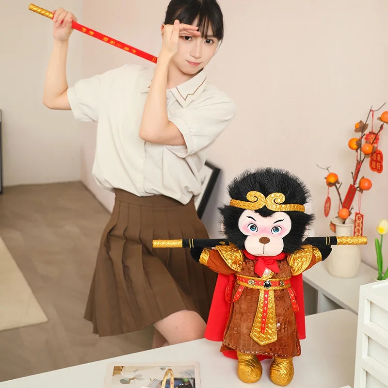 Sun Wukong Plush – Black Edition (35cm / 45cm)