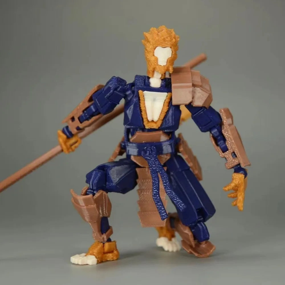 Figura de acción de Sun Wukong azul - Black Myth: Edición Wukong Blue Warrior