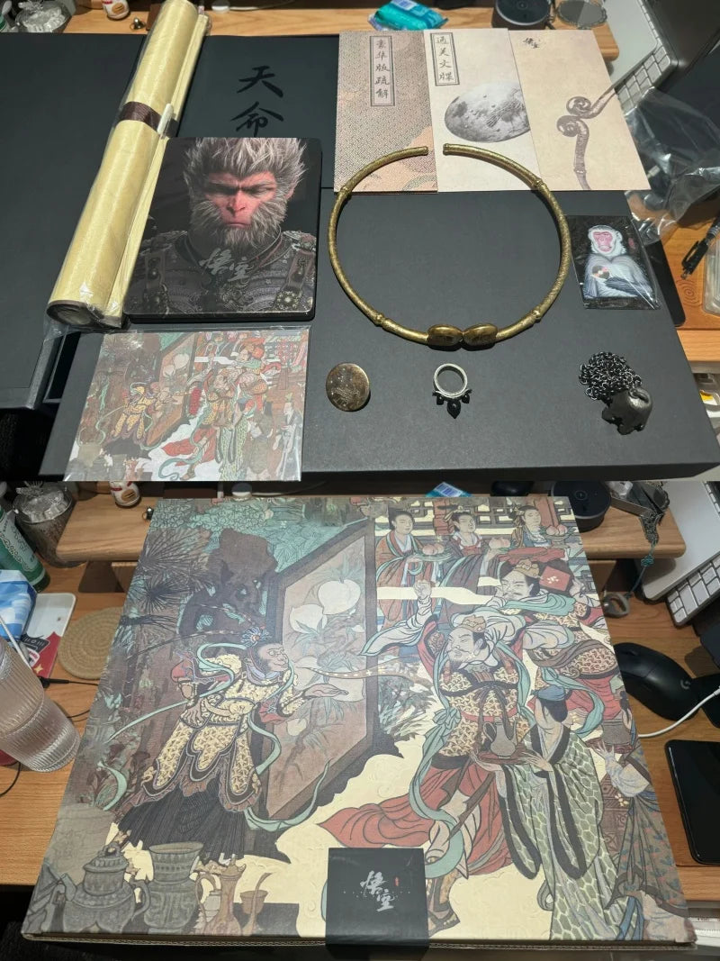 Black Myth: Wukong Action Figure Toy – Deluxe Collector’s Gift Box (Headband Edition)
