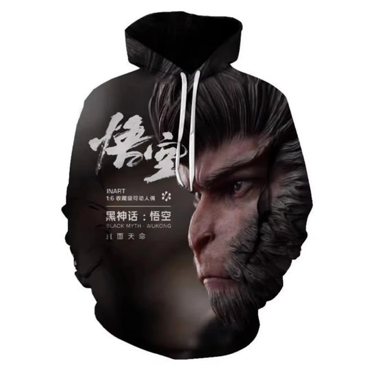 Black Myth: Wukong Sun Wukong Face Hoodie