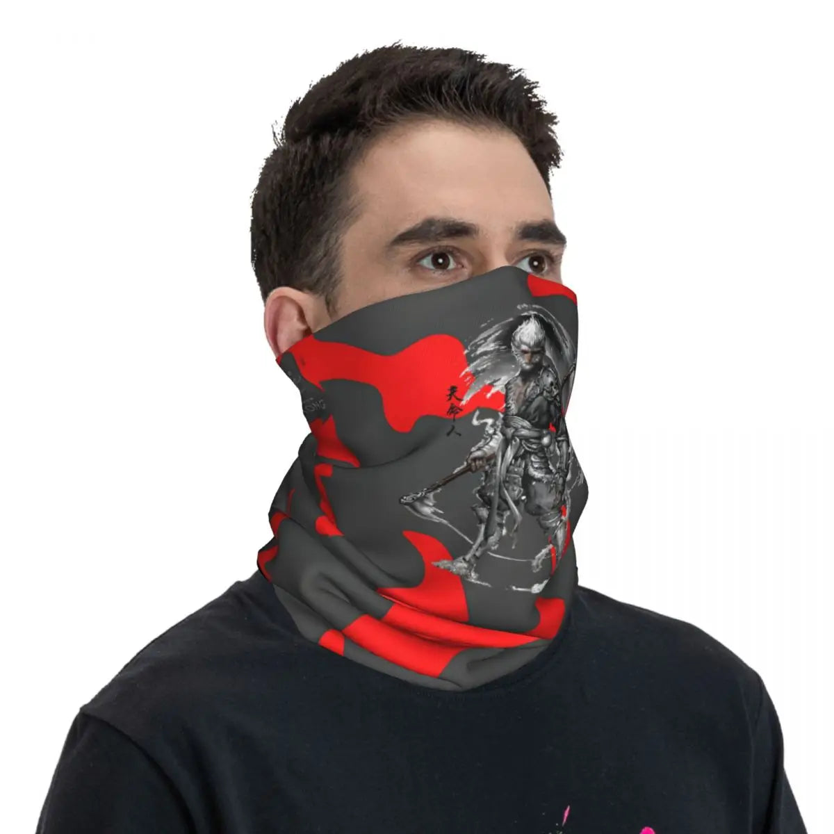 Calentador de cuello Warrior Wukong - Negro Mito: Wukong