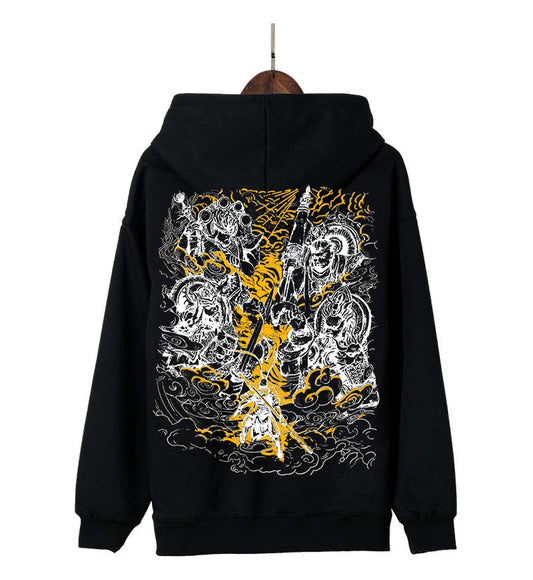 Black Myth: Wukong Sun Wukong Mythology Hoodie – Limited Black Edition