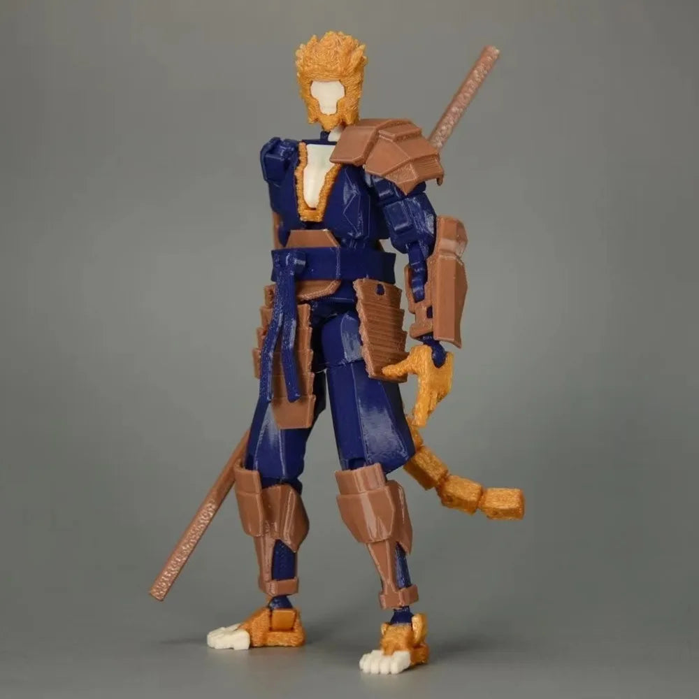 Figura de acción de Sun Wukong azul - Black Myth: Edición Wukong Blue Warrior