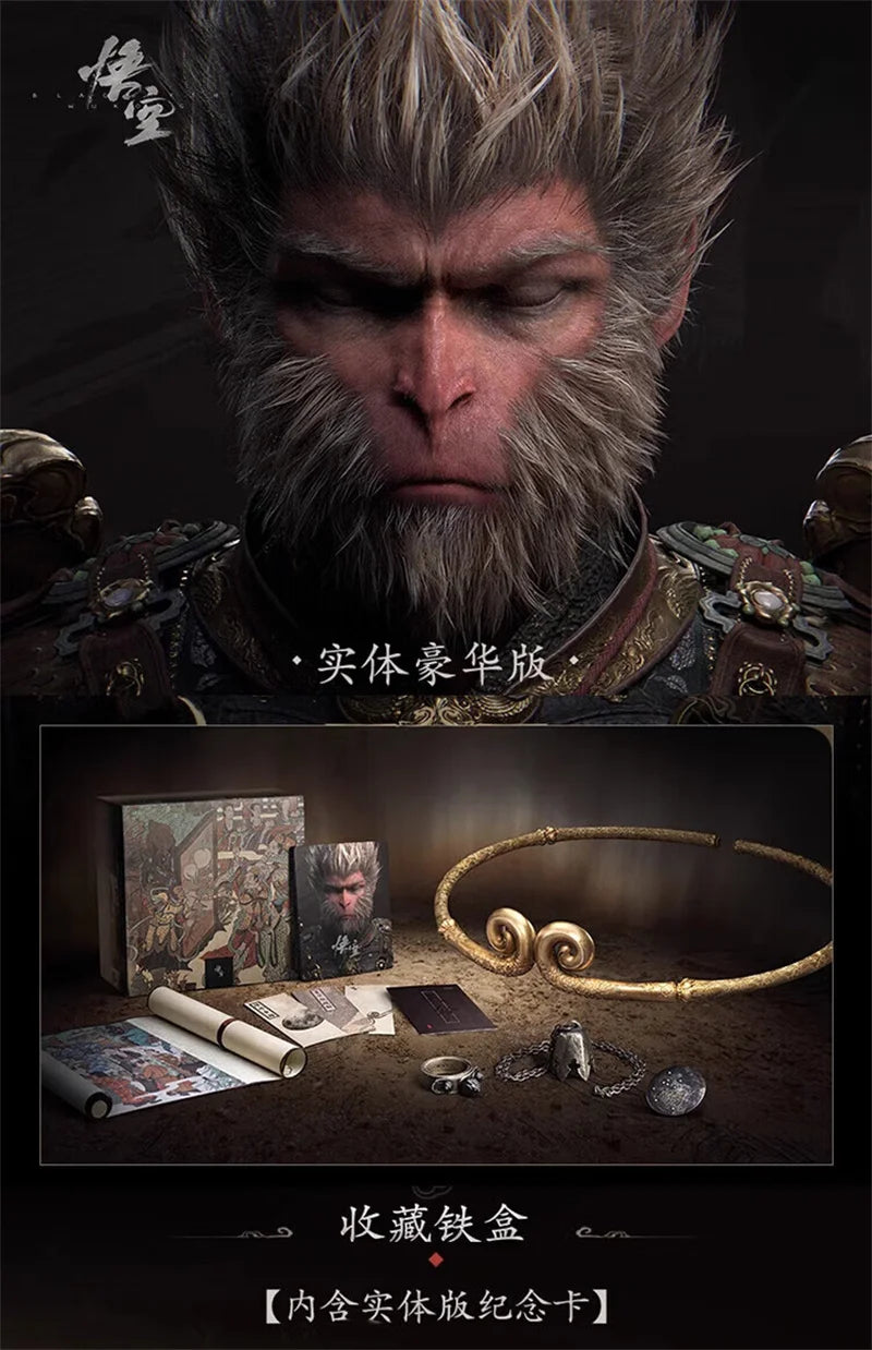 Black Myth: Wukong Action Figure Toy – Deluxe Collector’s Gift Box (Headband Edition)