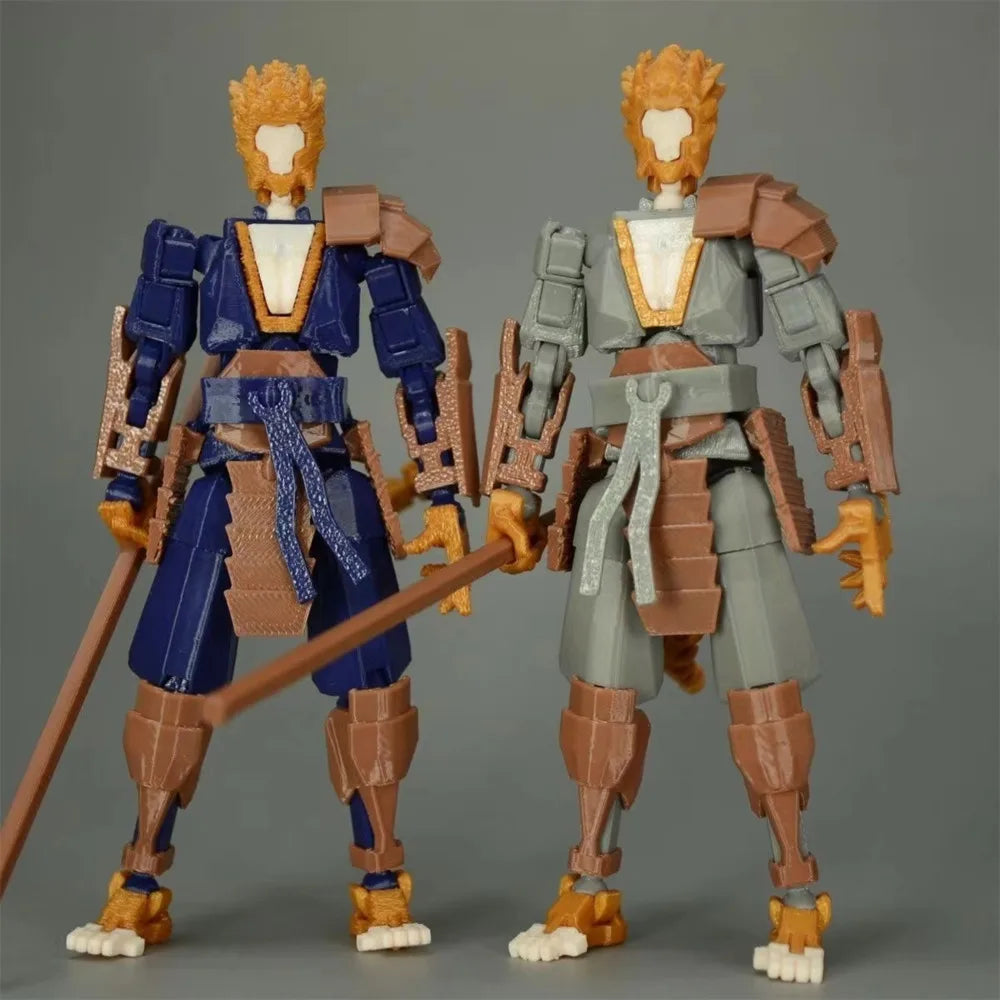 Figura de acción de Sun Wukong azul - Black Myth: Edición Wukong Blue Warrior