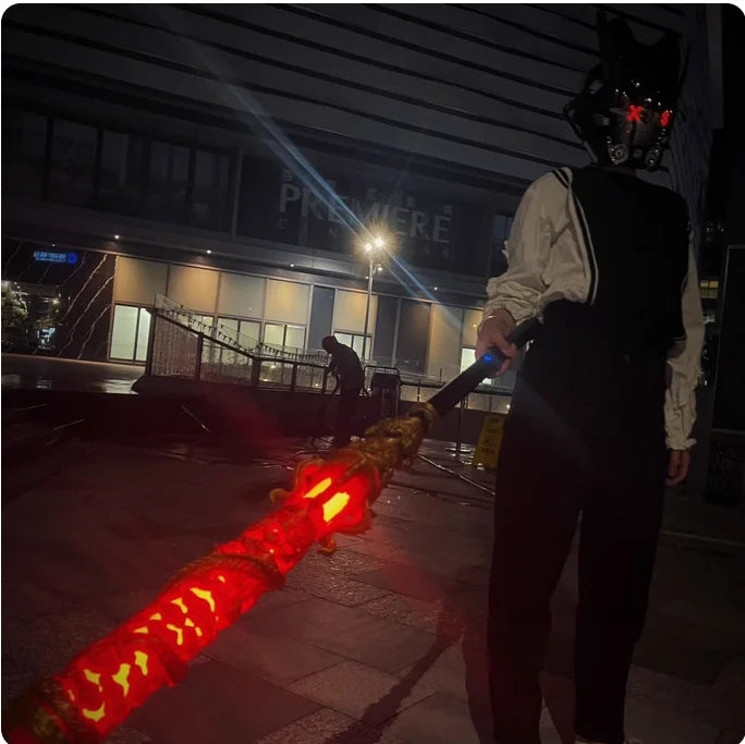 Luminous Sound Semi Black Myth Wukong Weapon – The Legendary Power of the Monkey King (195 cm)