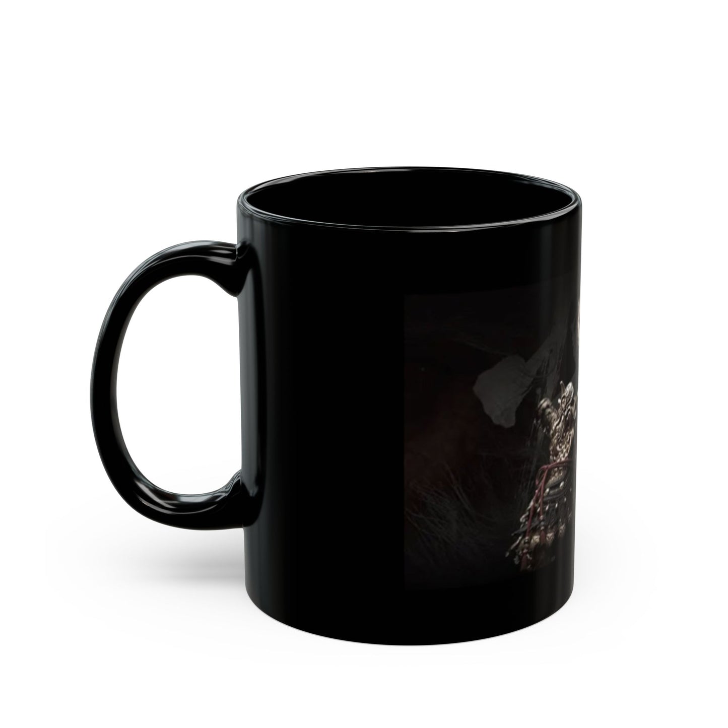 Black Myth: Wukong Ceramic Mug – Heroic Warrior Edition (Black)