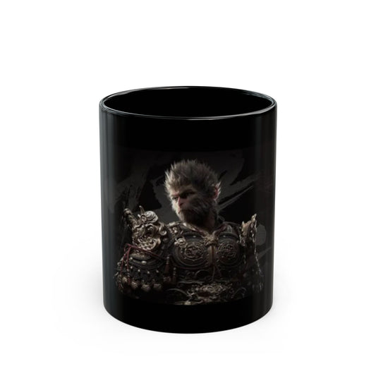 Black Myth: Wukong Ceramic Mug – Heroic Warrior Edition (Black)