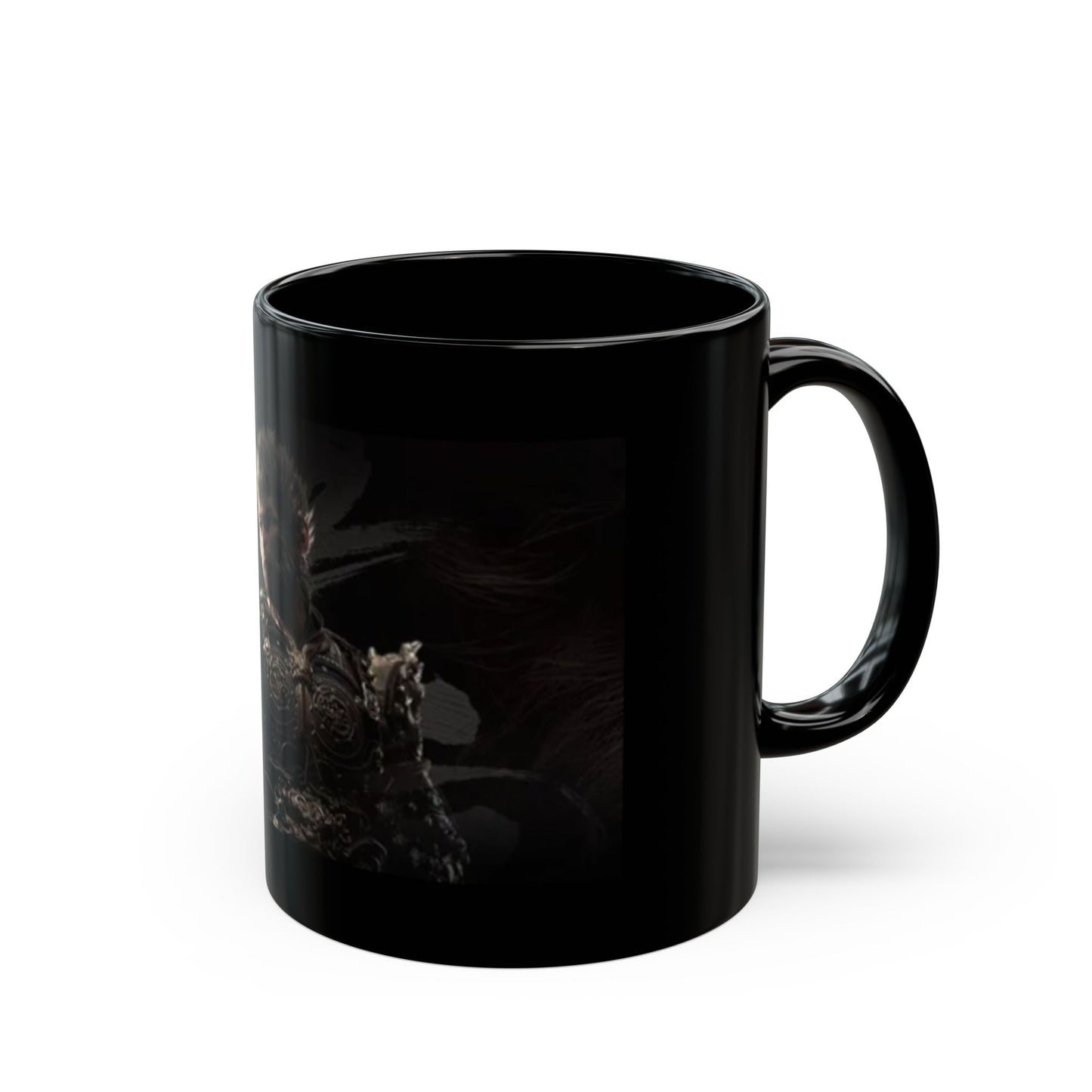 Black Myth: Wukong Ceramic Mug – Heroic Warrior Edition (Black)