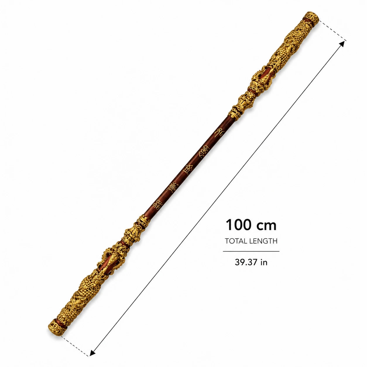 Golden Sun Wukong Staff (100 cm) - Black Myth Wukong