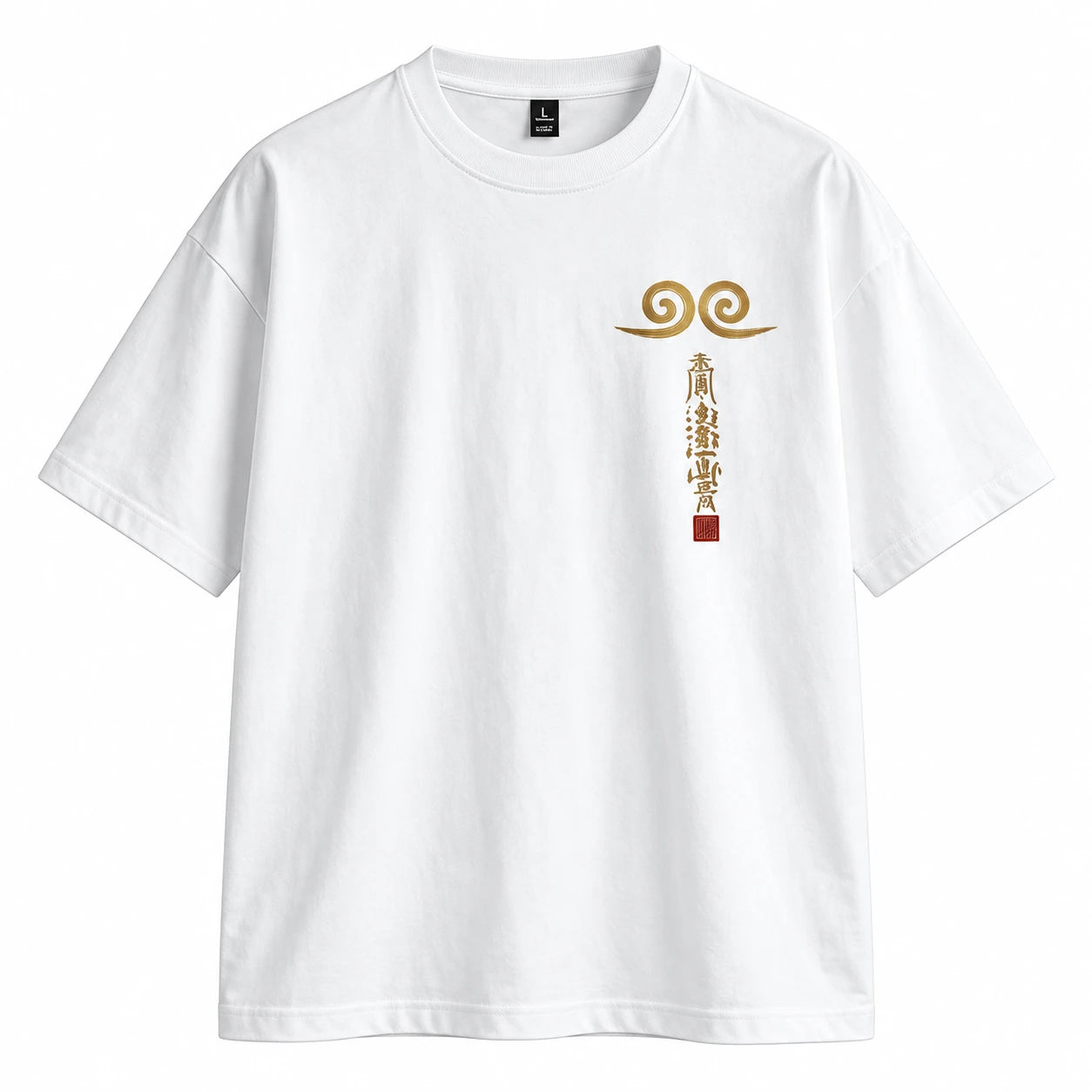 Black Myth Wukong Destined One “Face Destiny” White T-Shirt