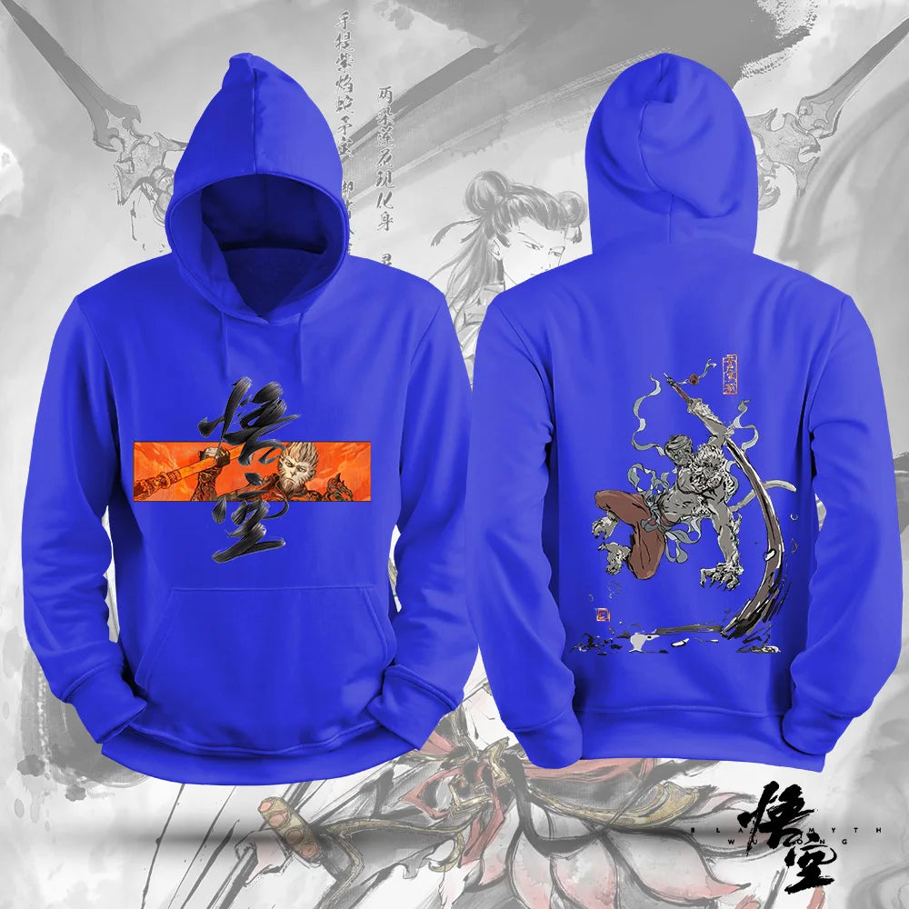 Black Myth: Wukong Blue Hoodie - Epic Warrior Apparel