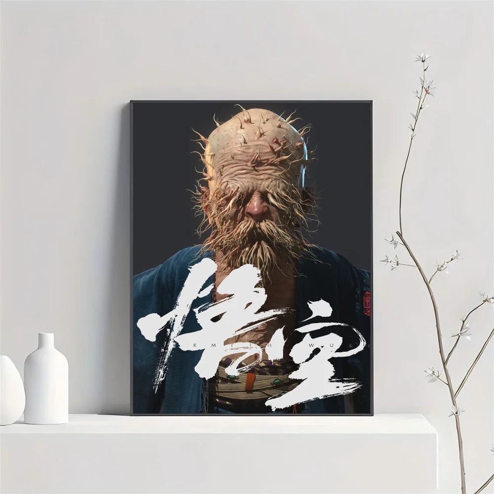 Black Myth: Wukong - Keeper of Black Wind Mountain Art Poster