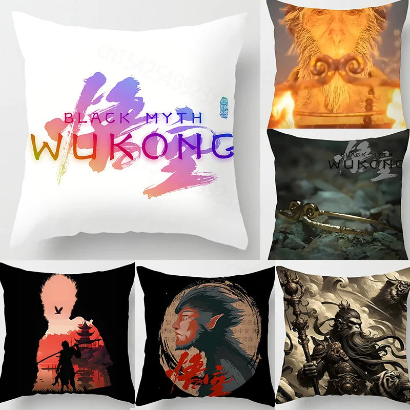 Intense Sun Wukong - Black Myth : Wukong Pillowcase