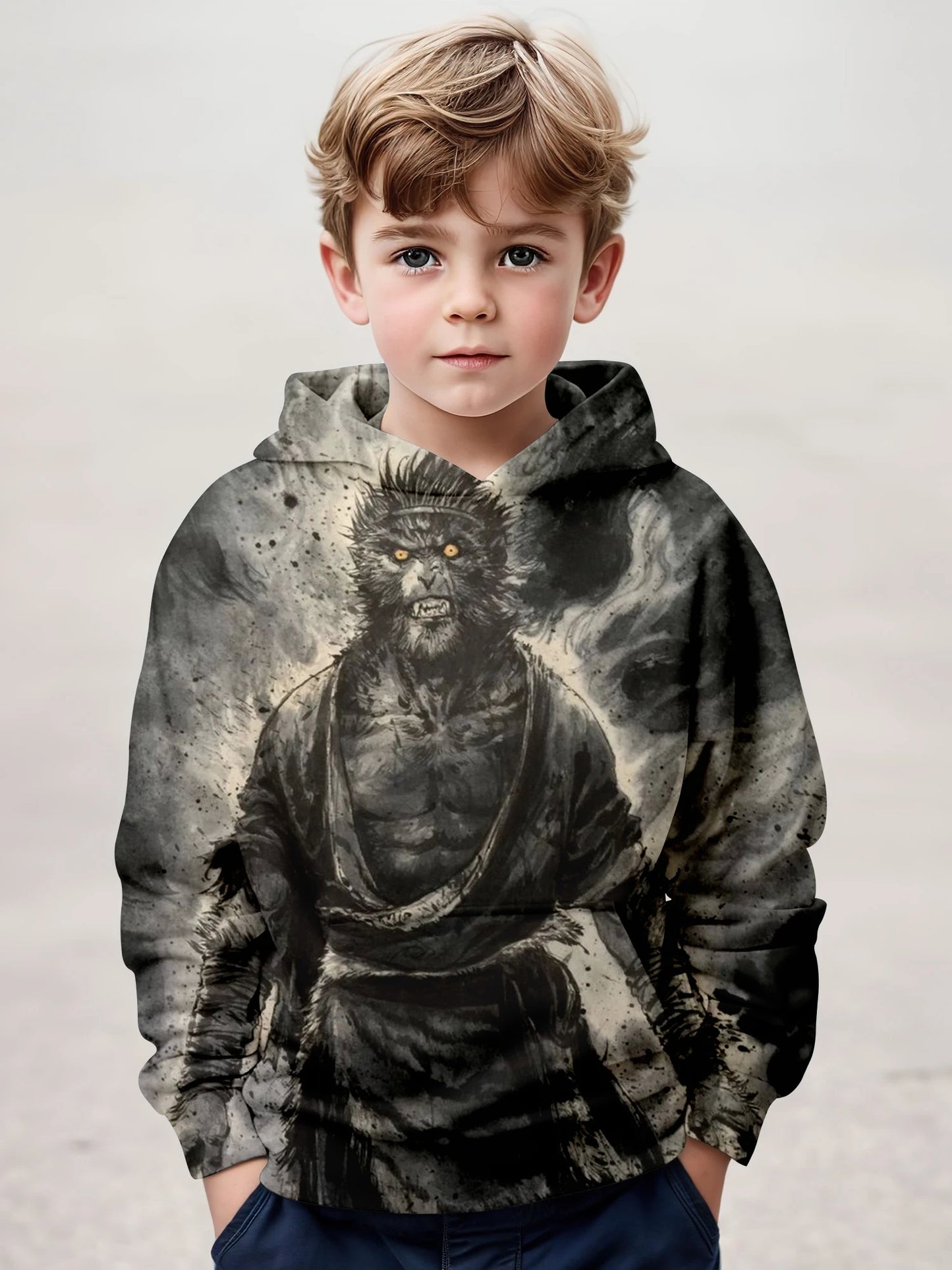 Kids' Black Myth Wukong Hoodie - Epic Style