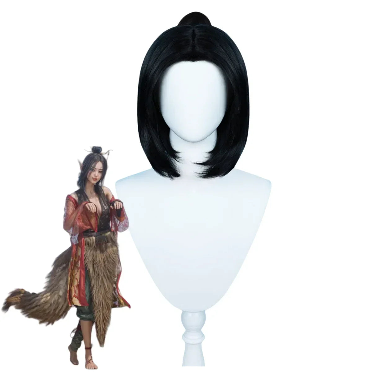 Fox Spirit Cosplay Wig Black Myth Wukong