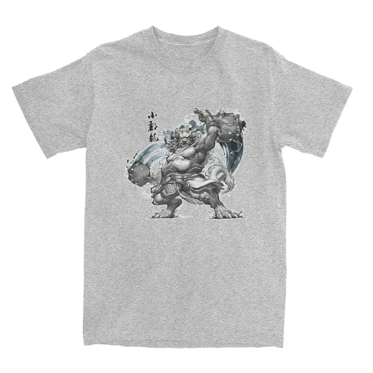 Black Myth Wukong Black Loong T-Shirt Gray