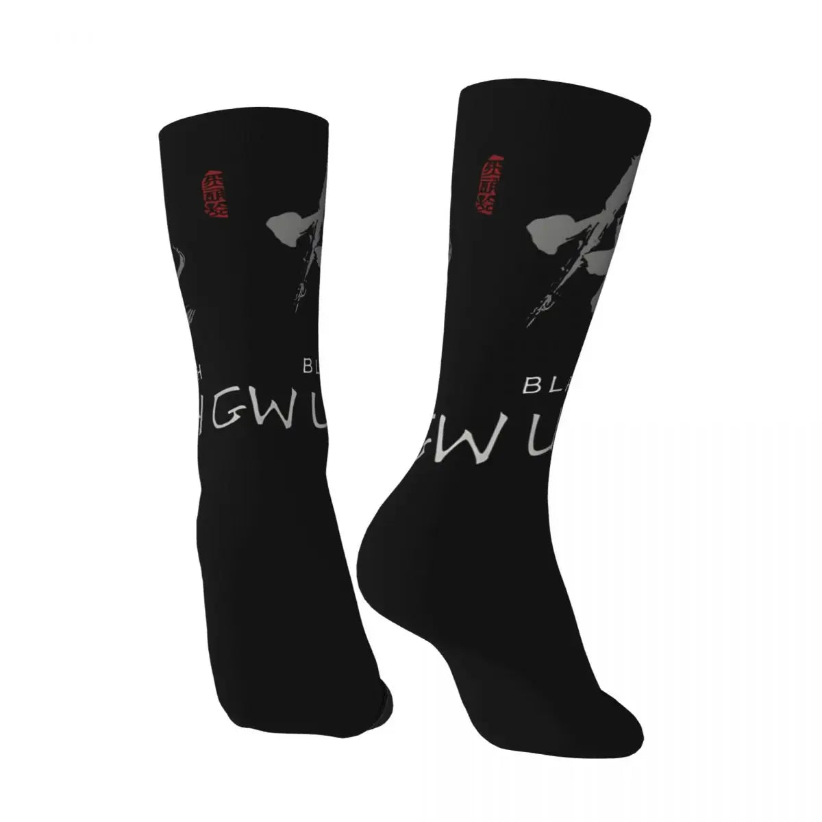 Black Calligraphy Socks - Black Myth : Wukong