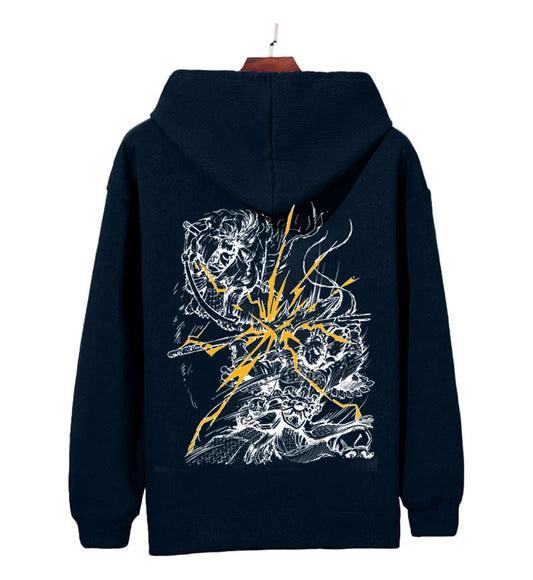 Black Myth: Wukong – The Battle of Legends Navy Blue Hoodie