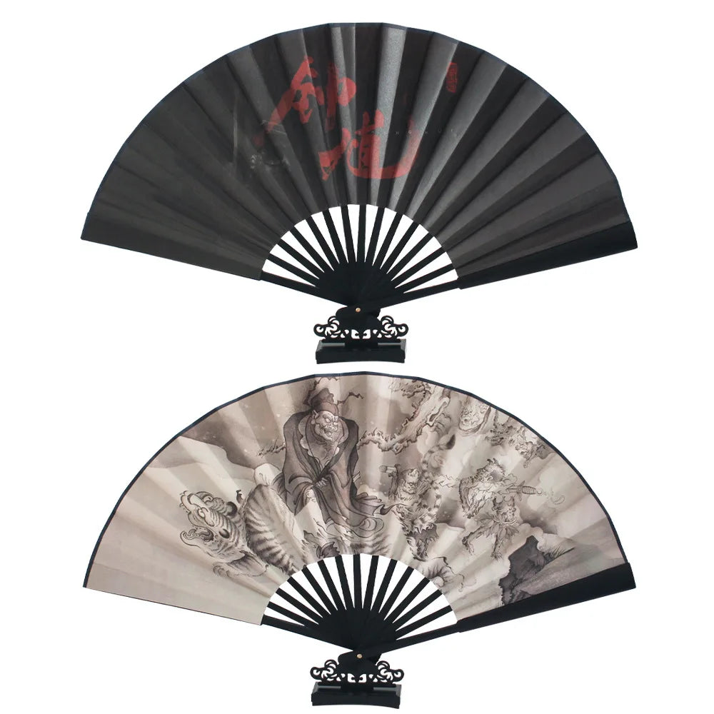 Black Myth: Zhong Kui Folding Fan – 34cm Collector’s