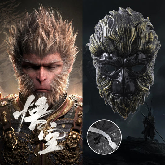 Black Myth: Wukong - Sun Wukong Warrior Mask (Gold Accents Edition)