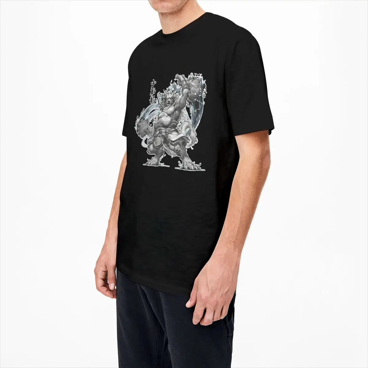 Black Myth Wukong Black Loong T-Shirt Red