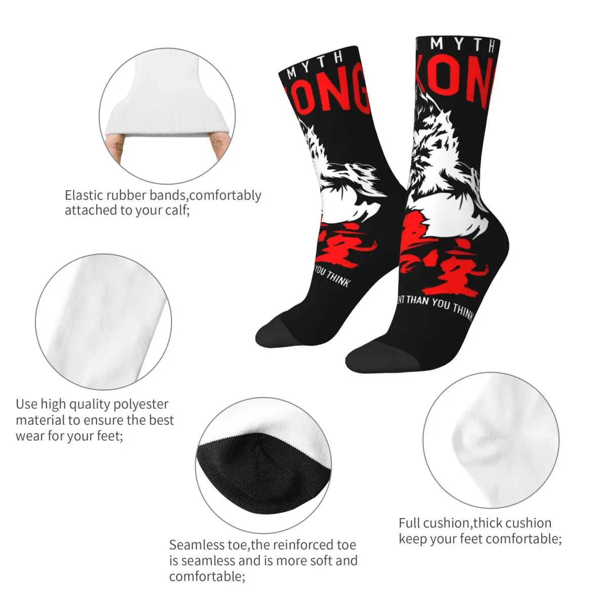 Bold and Stylish Comfort - Black Myth Wukong Socks