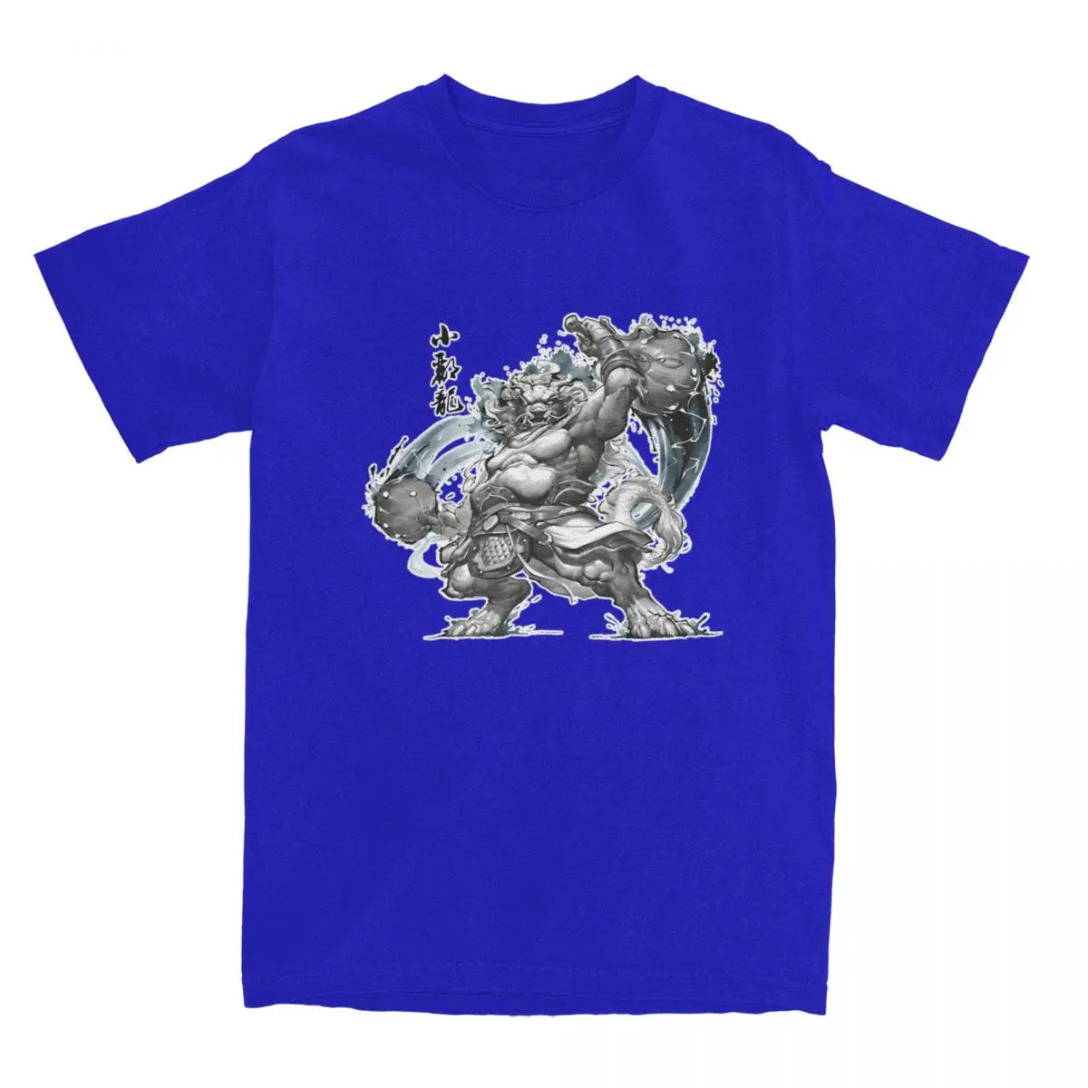 Black Myth Wukong Black Loong T-Shirt Blue