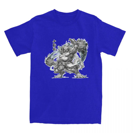 Black Myth Wukong Black Loong T-Shirt Blue