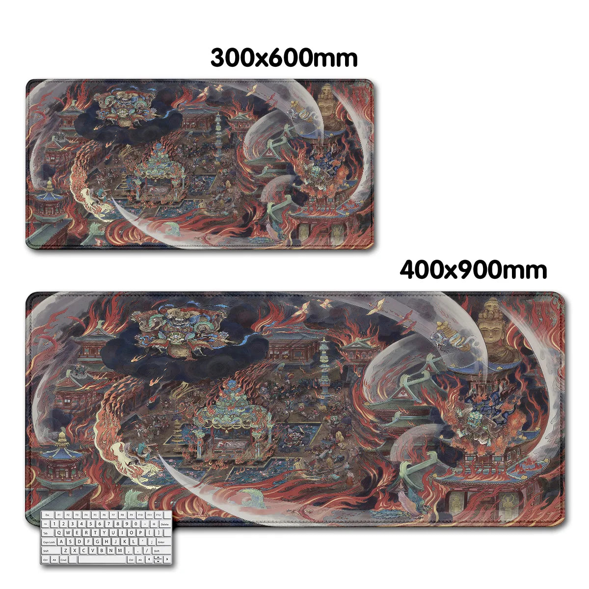 Black Myth Wukong Sun Wukong Monkey King Red Cloak XXL Gaming Mouse Pad