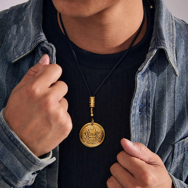 Black Myth Zhong Kui Lucky Pendant Necklace