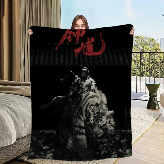 Black Myth Zhong Kui Blanket – Legendary Demon Vanquisher