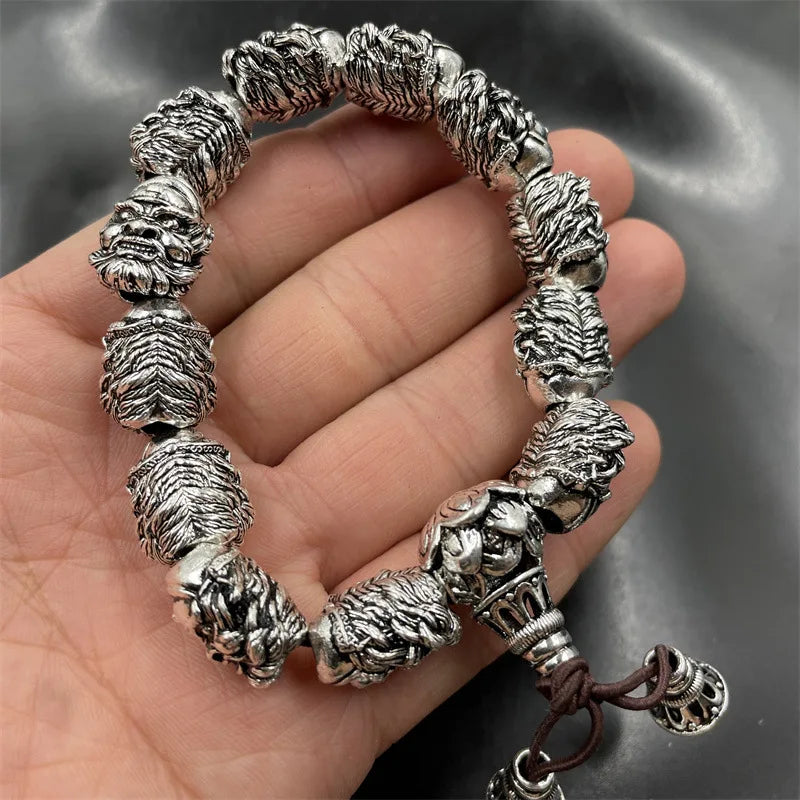 Black Myth: Zhong Kui Silver Bracelet