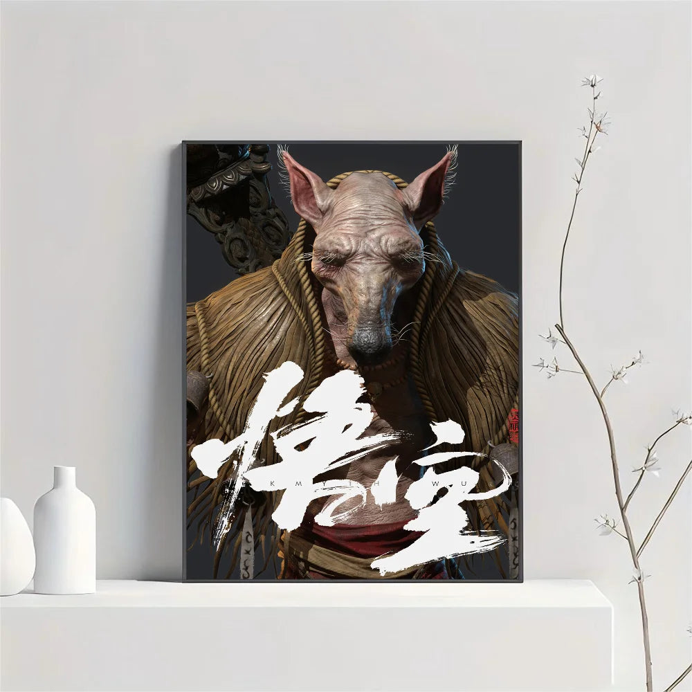 Black Myth: Wukong - Rakshasa Boar Villain Art Poster