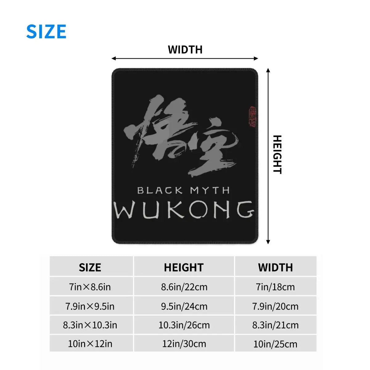 Black Myth : Wukong Logo Mouse Pad