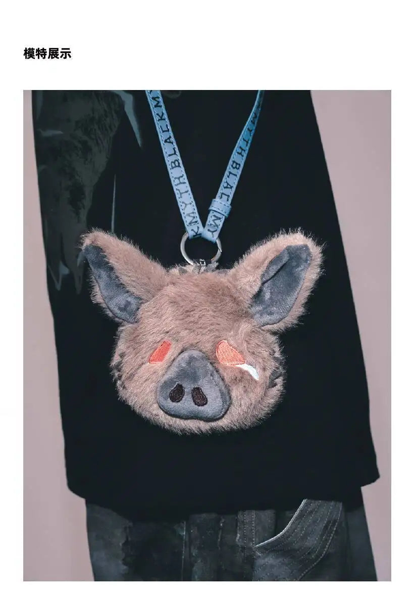 Black Myth Zhu Bajie Plush Hanging Bag – Pig Eight Jie Wukong Style Pendant