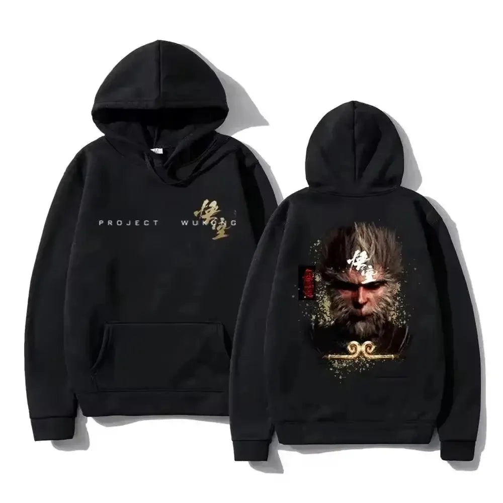 Black Myth: Wukong “Monkey King Fury” Black Hoodie